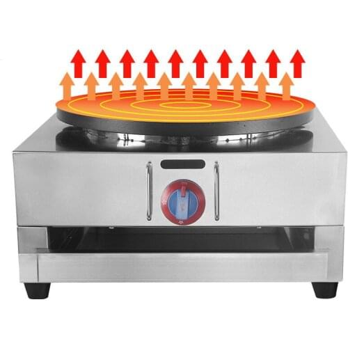 Gas Crepe Maker Commercial Pancake Machine Stainless Steel Miscellaneous Grains Pancake Maker Non-stick Pancake Making Machine