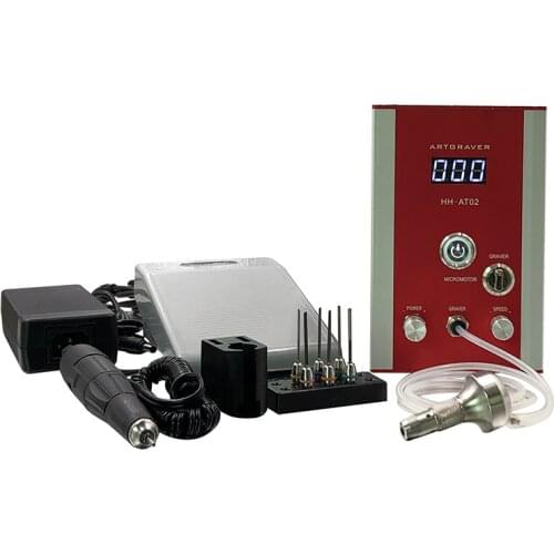 AT02 New Type No Need Air Compressor Artgraver Engraving Machine High Speed Graver Grinding Machine