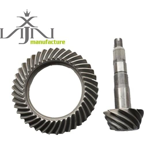 Crown wheel and pinion 41201-80182 High Quality For Toyota Hiace Hilux with 9x41 Ratio Nodular cast iron Black Complete 27T