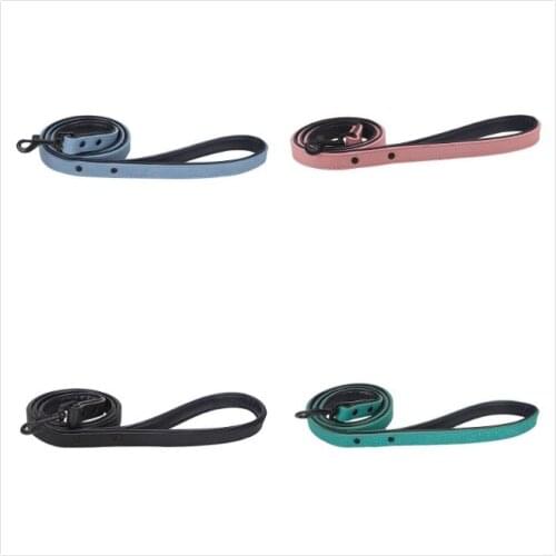 Leather Dog Collar Leash Customized Dogs Collars Leather Dog Leash For Small Medium Large Dogs Pitbull