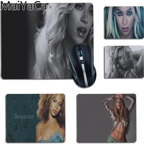 MaiYaCa New Design Beyonce Black Silicone Pad to Mouse Game 2018 Hot Professional Gamer Mouse pad Top Detailed Popular mousepad