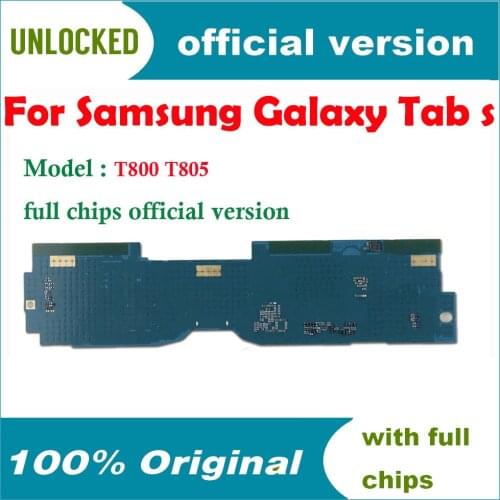 Original Unlocked for Samsung Galaxy Tab S T800 T805 Motherboard Mainboard with full chips logic board full tested good working