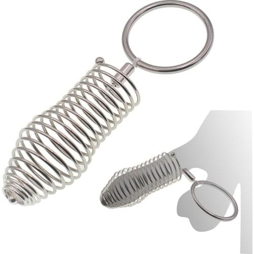 Stainless Steel Penis Sleeve Reusable Condoms For Pleasure Sex Ejaculation Delay Semen Lock Male Cock Ring Sex Toys for Man