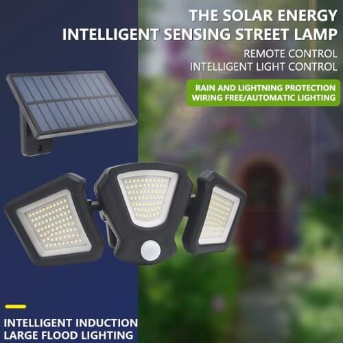 216LED Solar Powered Wall Light Outdoor Motion Sensor Solar Lamp Waterproof Emergency Led Light For Street Park Garden Porch