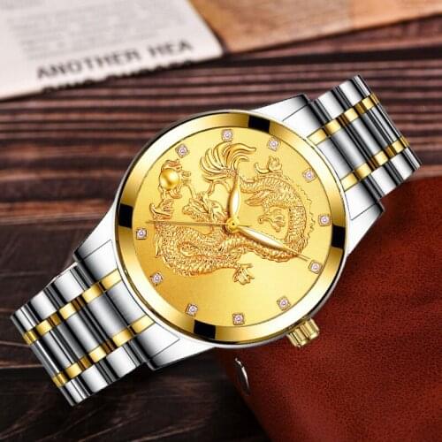 2021 New steel band waterproof business watch mens elegant diamond inlaid luminous quartz watch