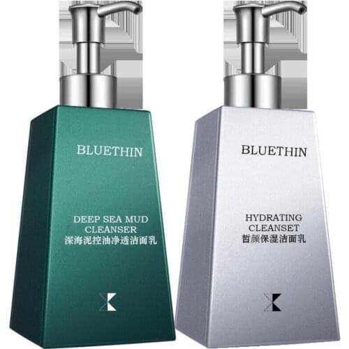 Facial Cleanser Deep-Sea Mud Moisturizing Oil-Control Cleansing Blackhead Day and Night Skin Care