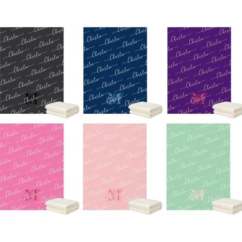LVYZIHO Personalized Name Custom Blanket Gift For Baby- 30x40 / 48x60 / 60x80 Inches - Fleece Blanket