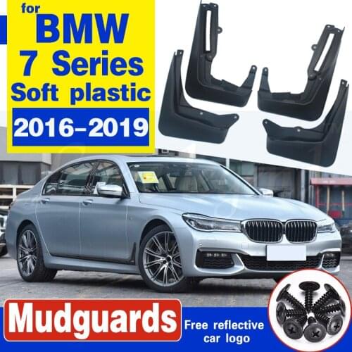 Front Rear Car Mudflap for BMW 7 Series G11 2016~2019 Fender Mud Guard Flap Splash Flaps Mudguards Accessories 2017 2018 6th Gen