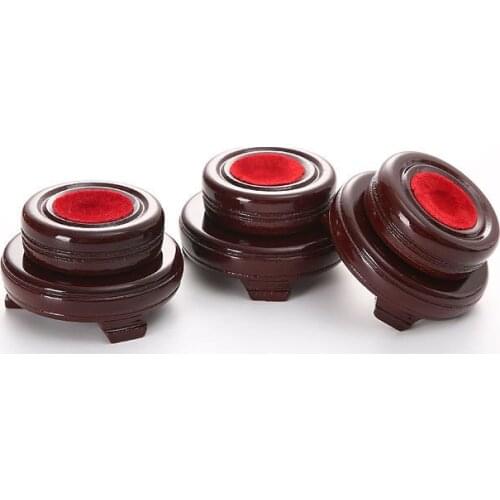 Retro Natural Wooden Display Stand Crystal Ball Glass Divination Globe Photography Base Lensball Holder Magic Ball Holder