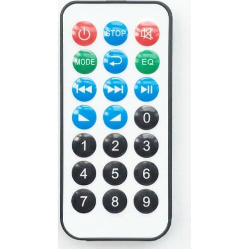 21 Keys Remote controller MP3 Decording board IR Remoter Control MP3 Kit IR Music Player Reciver (not universal use)