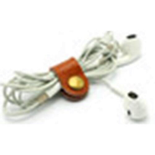 Colorful Multiuse Cable Organizer Cowhide Wire Winder Clip Earphone Holder Mouse Cord Protector USB Wrap Cable Clip