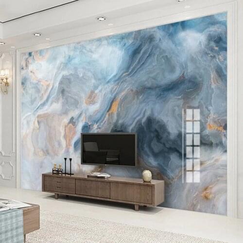 Modern Abstract Art Marble Wallpaper 3D Landscape Photo Wall Mural Lviing Room TV Sofa Bedroom Background Wall Papel De Parede
