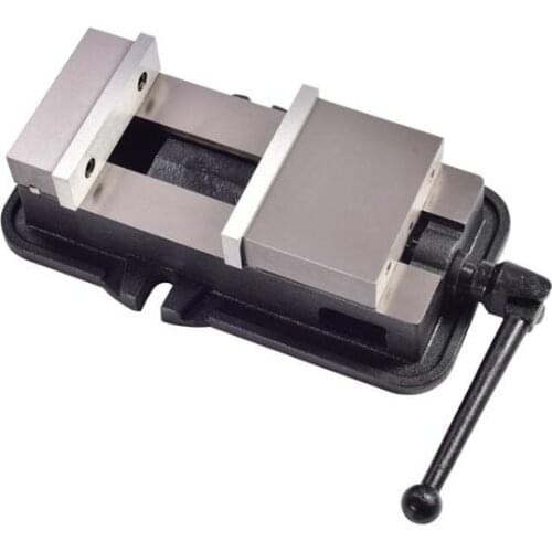 6 different clamping range size milling machine tool vise with base plate vise jaws moveable