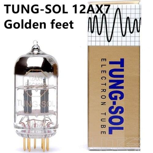 TUNG-SOL 12AX7 (ECC83) vacuum tube gold foot original precision matching genuine Russia