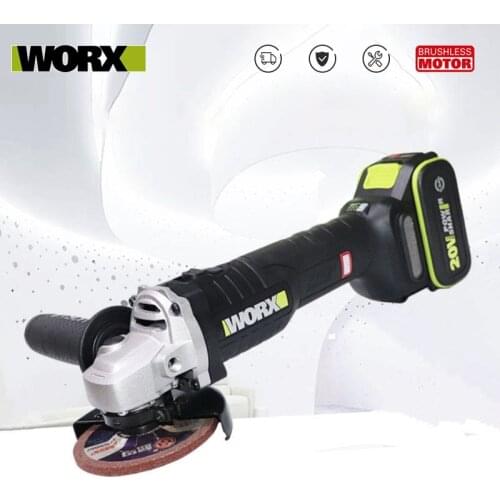 WORX Angle Grinder Power Share 20V Platform Battery Brushless Motor WU808 Rechargeable Multi-function Polishing Cutting