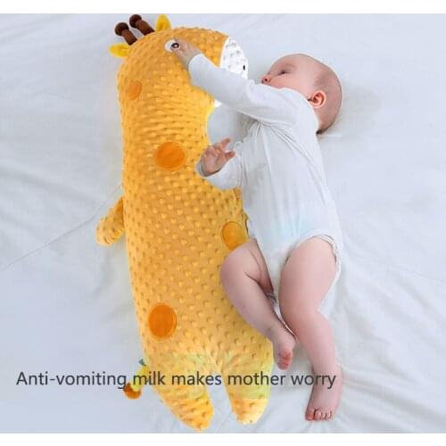 IMBABY Baby Soothing Pillow Infants Newborn Soft Baby Bed Bumper Protection Bedding Cushion Baby Comfort Side Sleeping Pillows