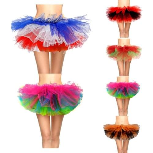 Sagace womens three-tier poncho stage skirt 2021tutu Skirt Adult mesh skirt skirt high waist poncho skirt Мини юбки