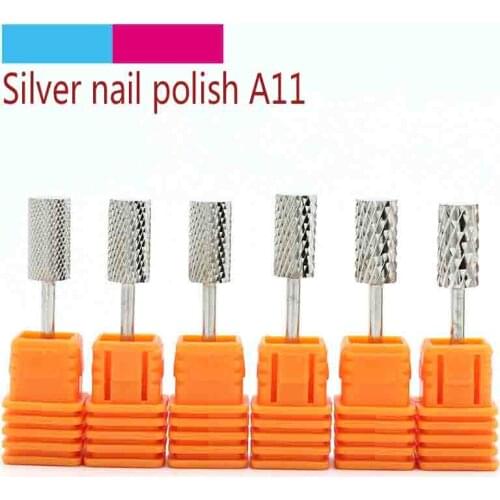 1pc Tungsten Steel 2.35mm Shank Nail Art Drill Bit Alloy Grinding Head Grinding Machine Dedicated Sander Polishing Electric Tool