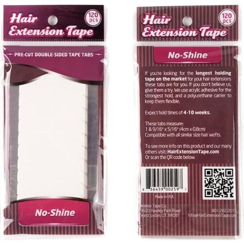 10*12pcs/bag White Double-sided Hair Extension Tape For Tape Hair Extension/Lace Wig Professional Hair Tape