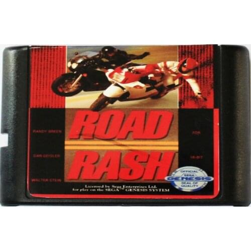 Road Rash 16 bit MD Game Card For Sega Mega Drive For SEGA Genesis