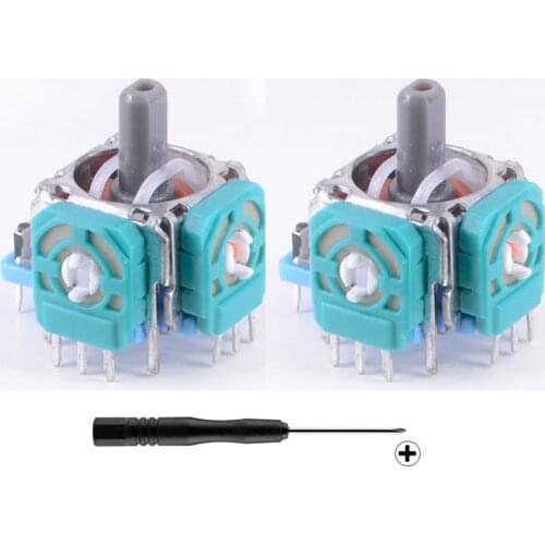 2pcs New ALPS Original/OEM 3D Rocker Joystick Module Thumb Stick+Tool for PS4 /PS4 slim /PS4 Pro/XBOX ONE Wireless Controller