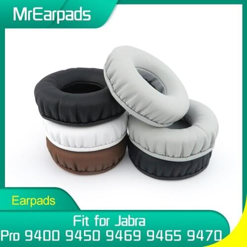 MrEarpads Earpads For Jabra Pro 9400 9450 9469 9465 9470 Headphone Headband Replacement Ear Pads Earcushions Parts