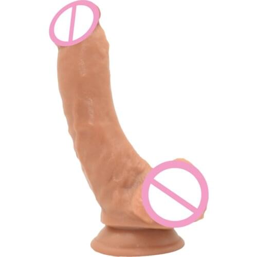 NNSX Huge Anal Dildo Realistic Penis Flesh Color Ass Plug Female G Spot Massage Anal Suction Sexy Products for Gay