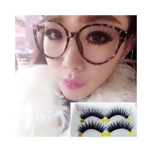 Free Shipping 100% high quality hot sale new fashion 5 pair/set natural long thick false Eyelash charming fake eyelashes