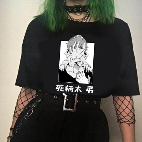 Men Women T-shirt Tops My Hero Academia Tshirt Shigaraki Tomura T-shirt Crew Neck Anime Manga Tee Shirt Clothes