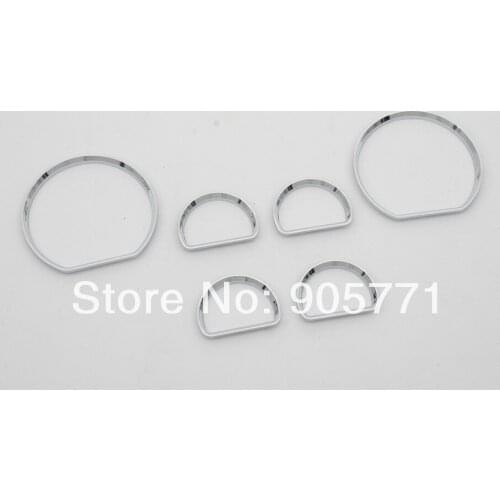 Chrome Dashboard Gauge Ring Bezel Set for Ford Mustang 94-04