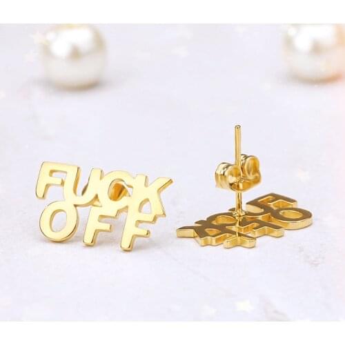 Personalized Custom Name Earrings Dangle Name Earrings Piercing Customized Name Earrings Stainless Steel Oorbellen Voor Vrouwen