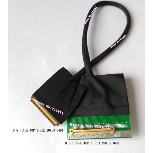 0.5 Pitch 40Pin I-PEX 20453-040T 20455-040E Cable Line Male to Female 40P IPEX extension cable I-Pex 40Pin extend Line Cord Wire
