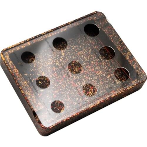 Smoking Gadget Cigarette Cigar Ashtray A Large Ring Of Ash Slot Cigar Holder Travel Tobacco Ash Tray Fit COHIBA Cigars