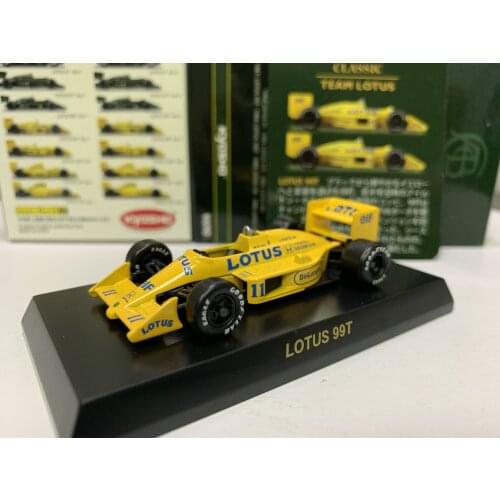 KYOSHO 1/64 Lotus 99T Nakajima Satoru #11 Collect die casting alloy F1 RACING trolley model