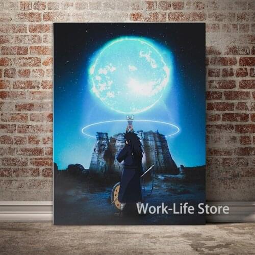 Madara Uchiha Aesthetic Anime Decoration Home Decor Canvas Painting Living Room Wall Art Pictures Posters and Prints