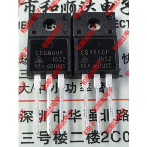 New 5pcs CS8N80F TO-220F 800V 8A