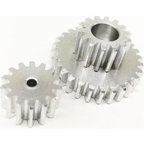 One Pcs Aluminum Alloy Big Metal Gear Practical Small Metal Gear for Nerf N-Strike Elite Rough Cut Silver