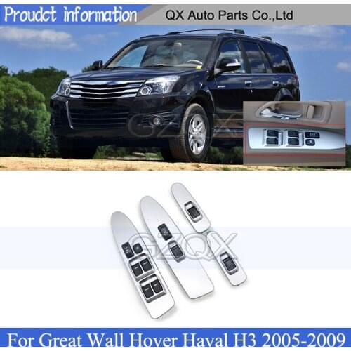 CAPQX Front Left side Window Control Switch Panel For Great Wall Hover Haval H3 2005-2009 Master Console Control