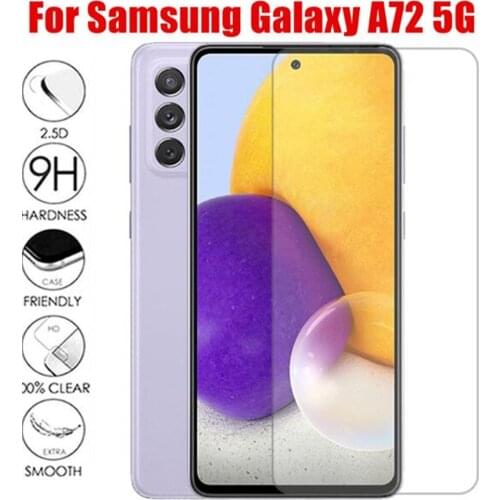 9H Smart Phone Protective Glass For Samsung a72 5g Galaxy A 72 Screen Protector on samsung A72 4G Safety Tempered Glass