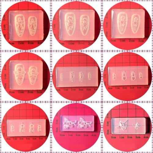 Angel Series Nail Ornaments Resin Mold DIY Nail Art Decorations Silicone Mould 193D