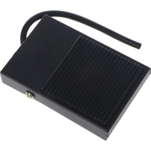 AC 250V 10A Heavy Duty Metal Momentary Electric Power Antislip Foot Pedal Switch