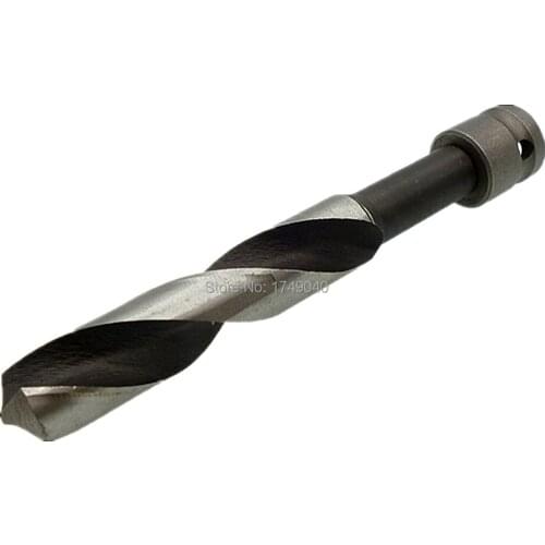 HSS Twist Drill Bits Reduced Shank Drills Metric Drill Bits Blade Diameter 18mm High Carbon Steel 1/2" Square Converter Adapter