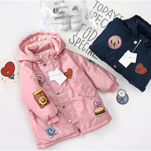 Tonytaobaby Winter New Baby Plus Cotton Padded Coat Hooded Coat Boy Winter Jacket Coat