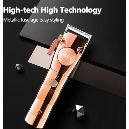VGR All-metal Cordless Hair Clipper V-113 Electric Hair Trimmer 1500mAh Hair Cutter Fast Charging Clipper Cortadora De Pelo
