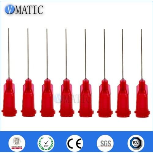 High Quality Non-Sterilized Hot Sale 100Pcs Liquid Glue Dispensing Syringe Needle Tip 25G 1'' Inch Length
