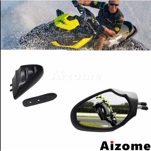1PC Left Motorboat Rearview Mirror Jet Ski Mirror Motorcycle Side Mirror For 2010-2016 Yamaha Waverunner CRUISER DELUXE SPORT