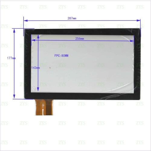 ZhiYuSun Touch Screen XWC2863 287mm*177mm 10.1inch glass for industry applications 287*177 for GPS 2863