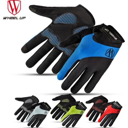 Winter Cycling Gloves Touch Screen Full Finger Polyester Bike Bicycle Glove MTB Road Windproof Gel Pad Guantes Ciclismo S M L XL