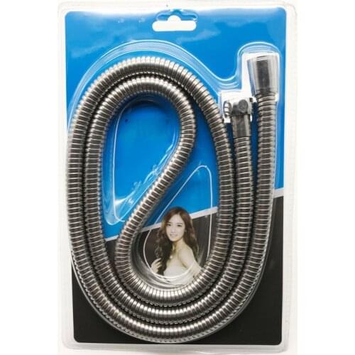 1.5m explosion-proof water washing densified shower hose 201 stainless steel shower hose copper core shower inlet pipe