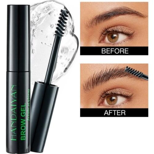 1pcs Transparent Brow Coat Styling Gel Waterproof Liquid Eyebrow Soap Makeup Long Lasting 3D Brows Shape Setting Cream Cosmetics